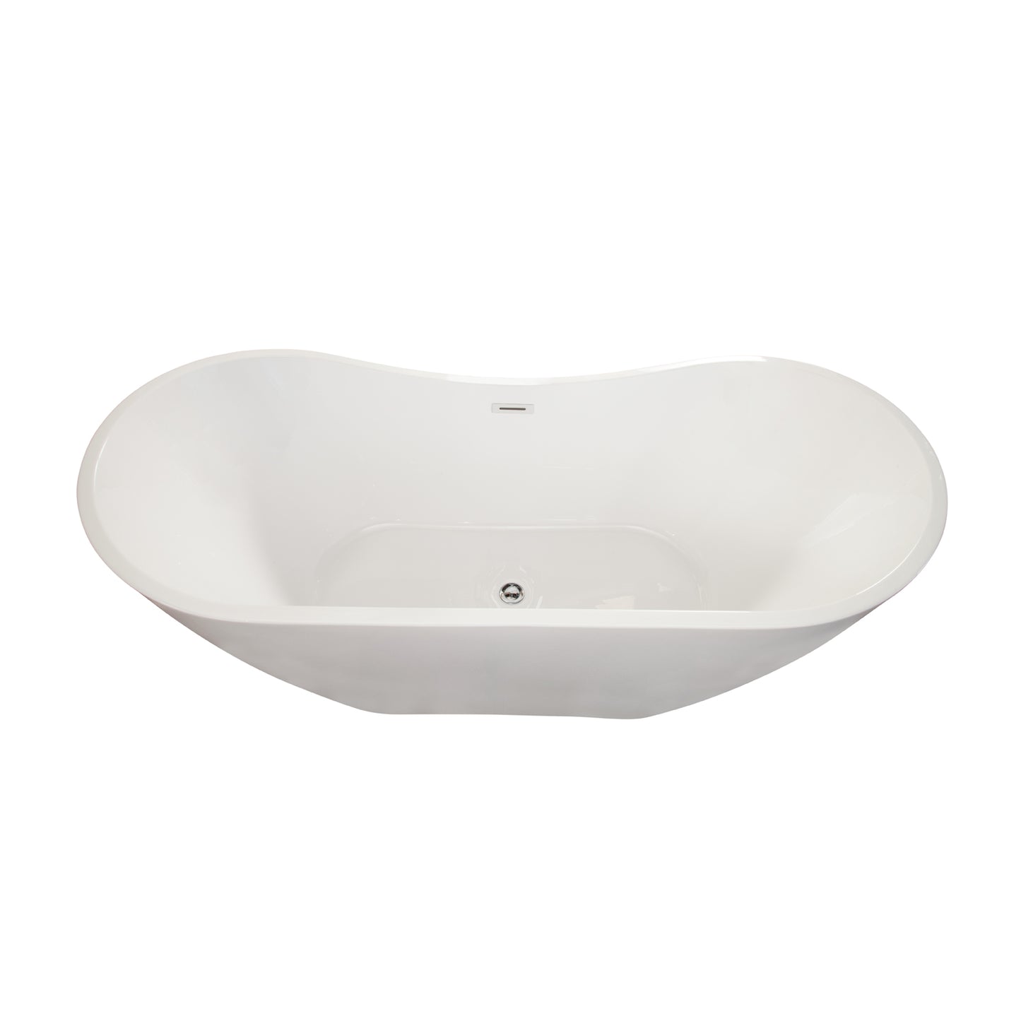 Striking Contemporary Beauty, Oval Design Freestanding Bathtub by Altair