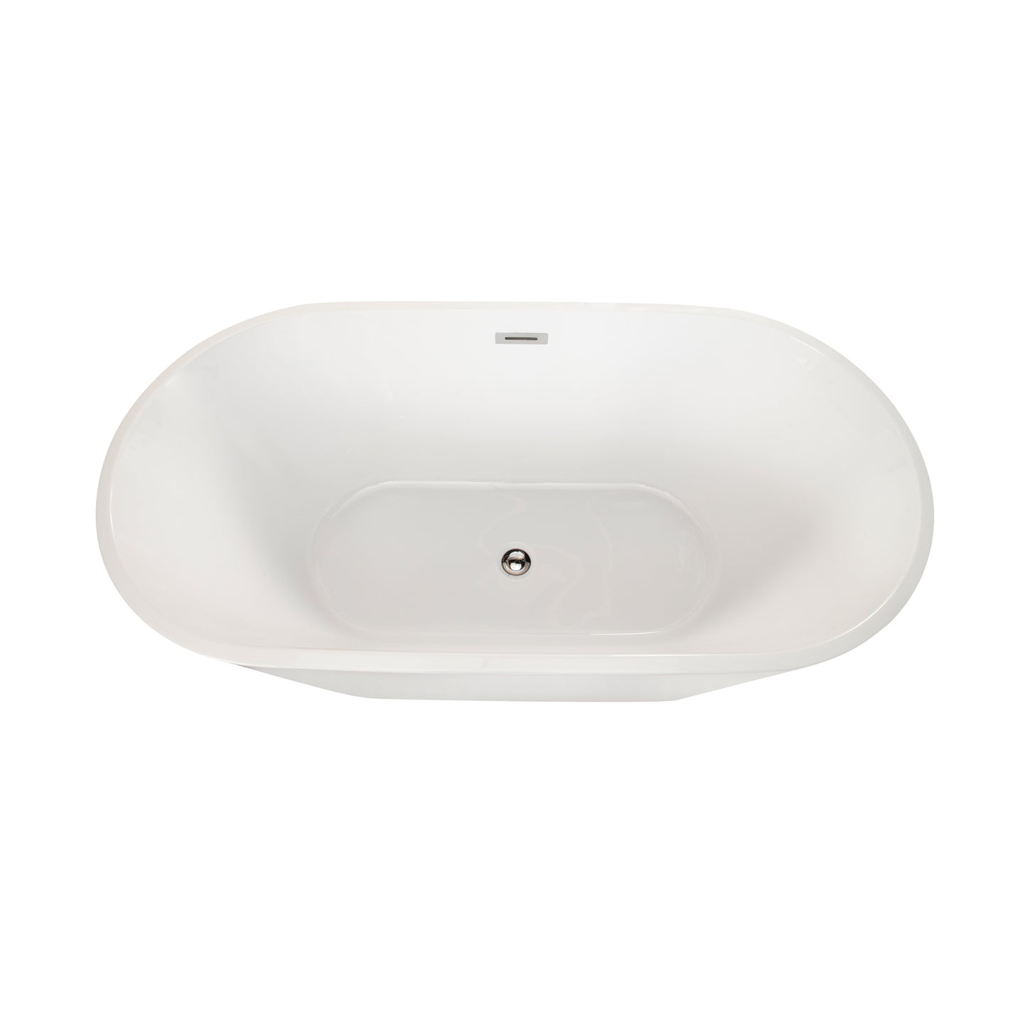 Simple, Contemporary Oval Design Freestanding Bathtub by Altair