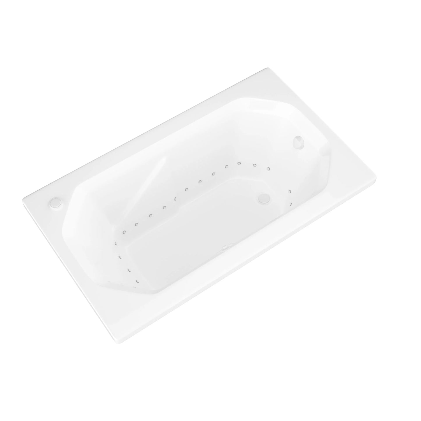 Mirage 36 x 60 Rectangular Air Jetted Bathtub with Reversible Drain