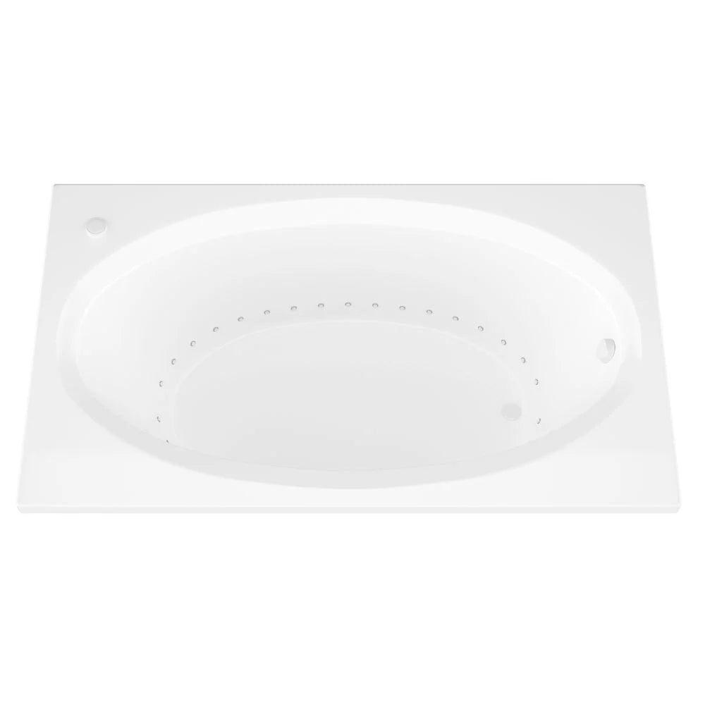 Vogue 42 x 60 Rectangular Air Jetted Bathtub with Reversible Drain