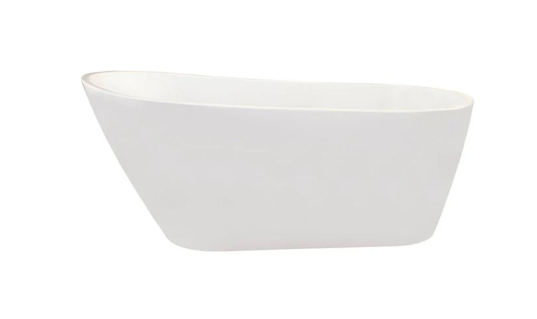 Contemporary Oval Sloped Design Soaking Tub by Altair