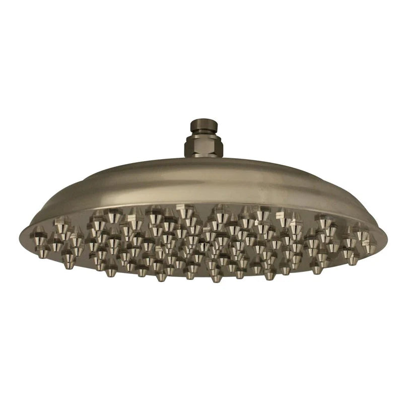 Large Sunflower Rainfall Showerhead with 108 Spray Nozzles - Solid Brass Construction with Adjustable Ball Joint by Whitehaus
