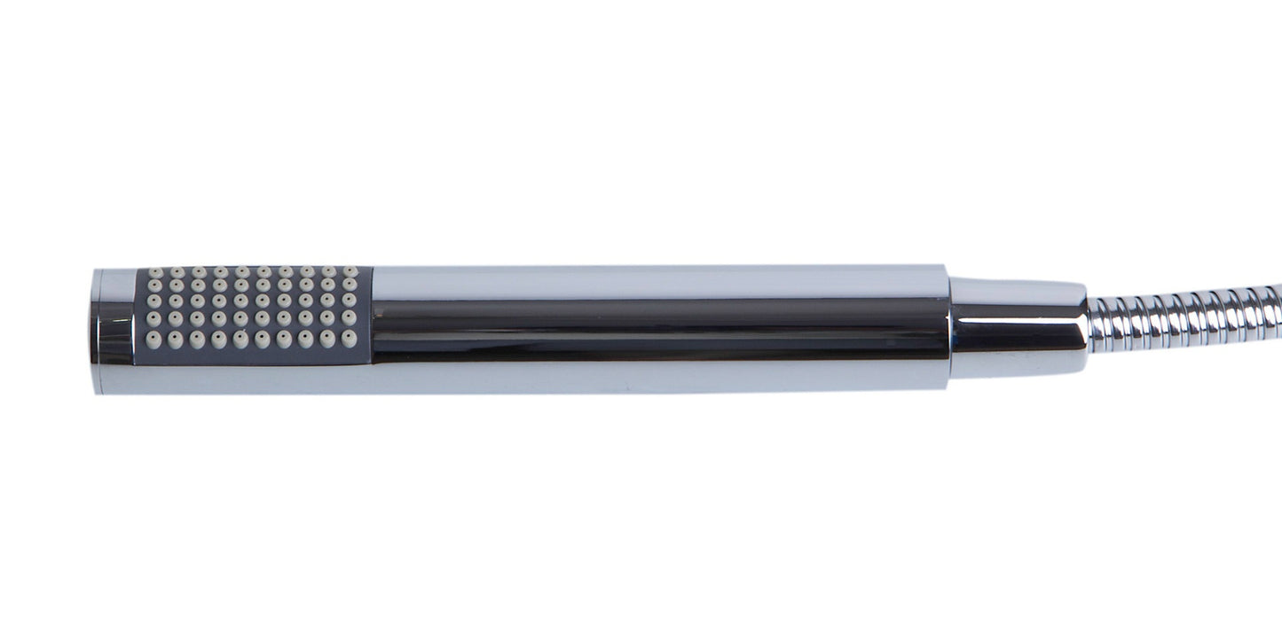Floor Mount Tub Filler with Shower Head Polished/Brushed by Alfi
