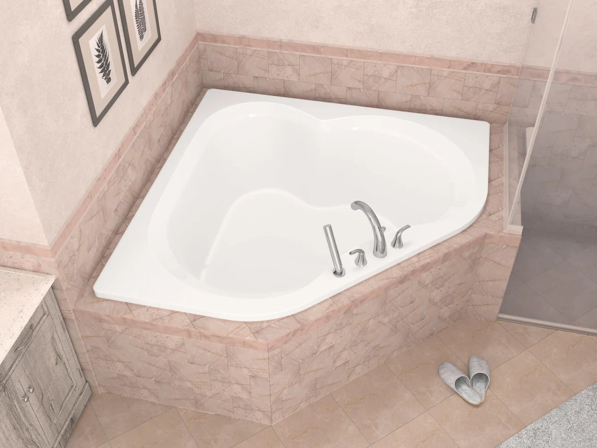 Atlantis Whirlpools Cascade 60 x 60 Corner Soaking Bathtub