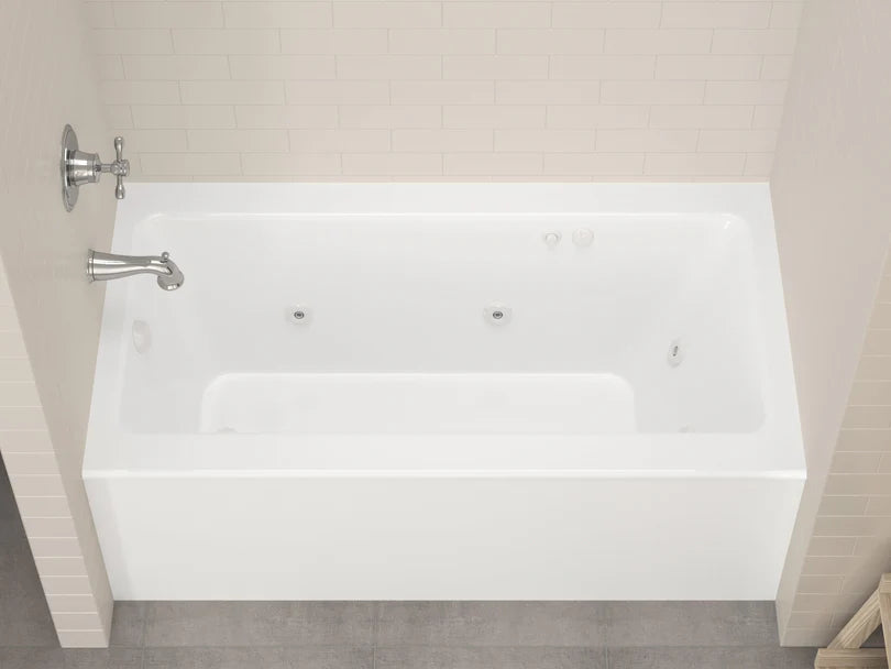Atlantis Whirlpools Soho 32 x 60 Front Skirted Whirlpool Tub with Right Drain