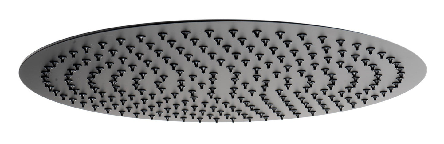 Large Round Rain Shower Head In Stainless Steel by Alfi