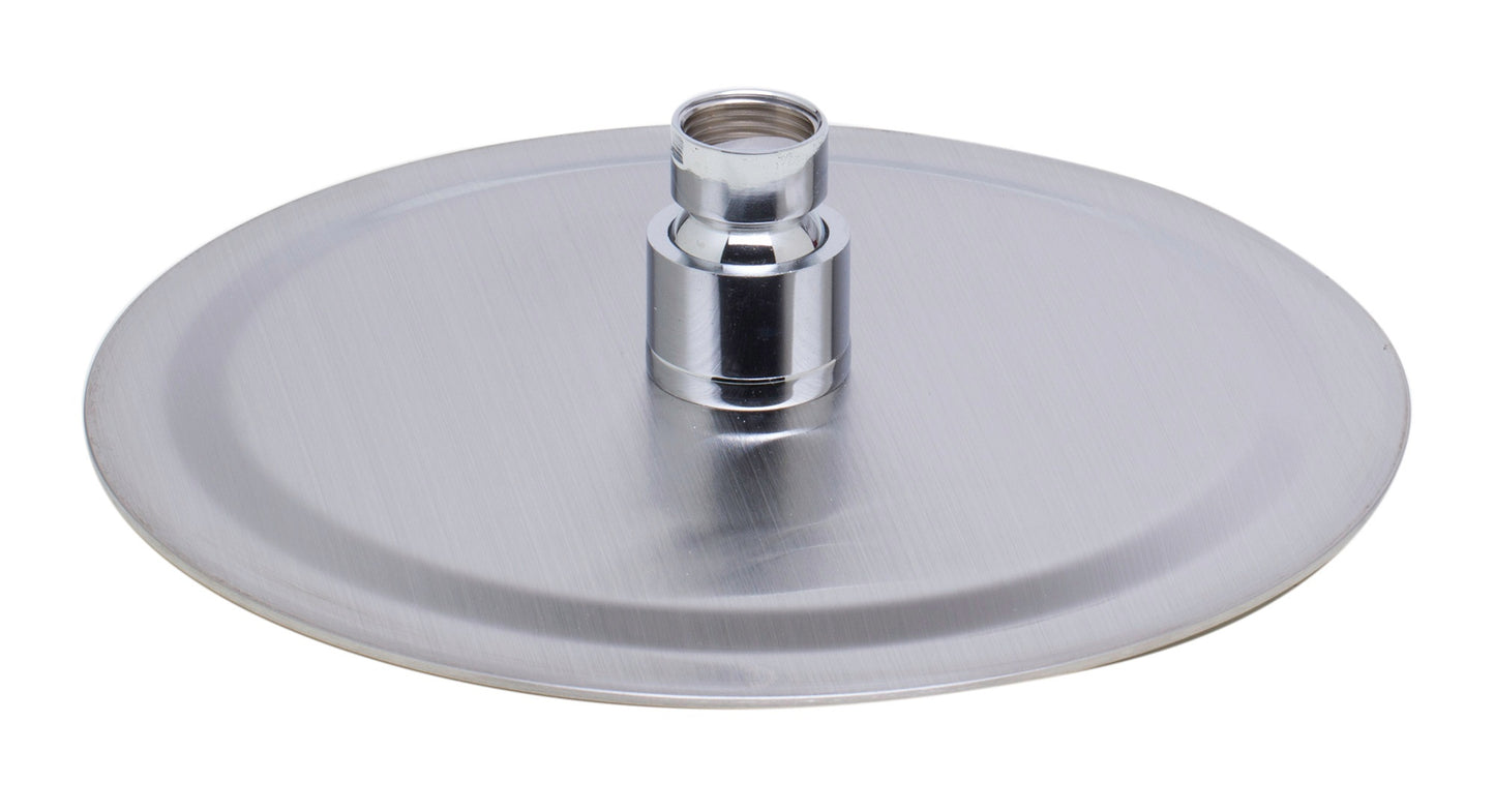 Round Thin 8 Inch Shower Head With Rain Drops by Alfi