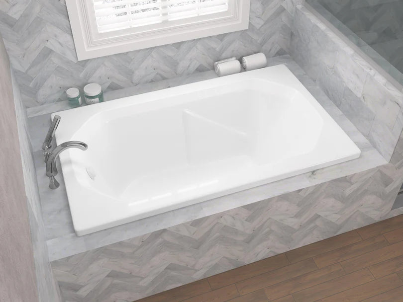 Mirage 36 x 60 Rectangular Soaking Bathtub with Reversible Drain
