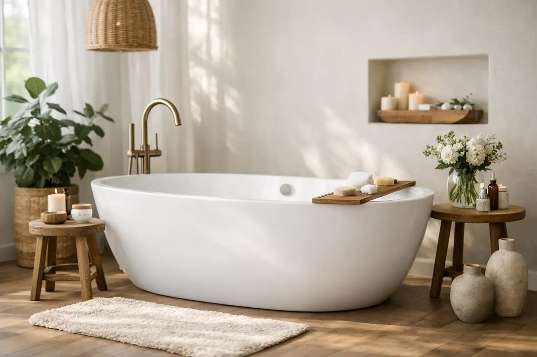 How to Style Around a Freestanding Tub Beautifully