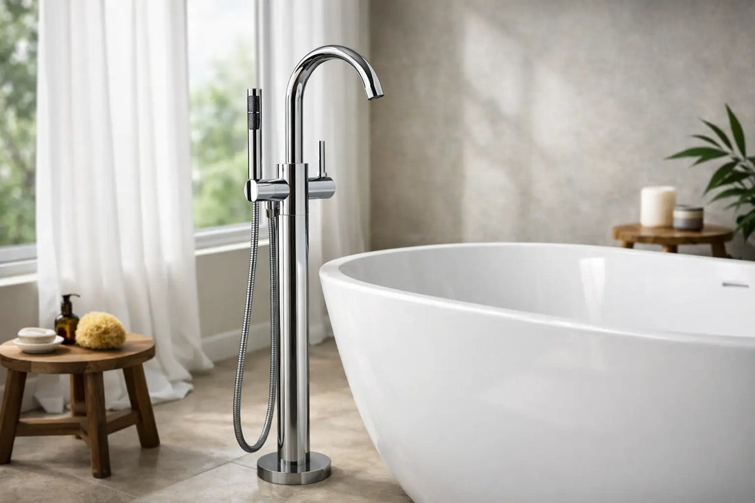 Best Floor Mounted Tub Faucets for Freestanding Tubs