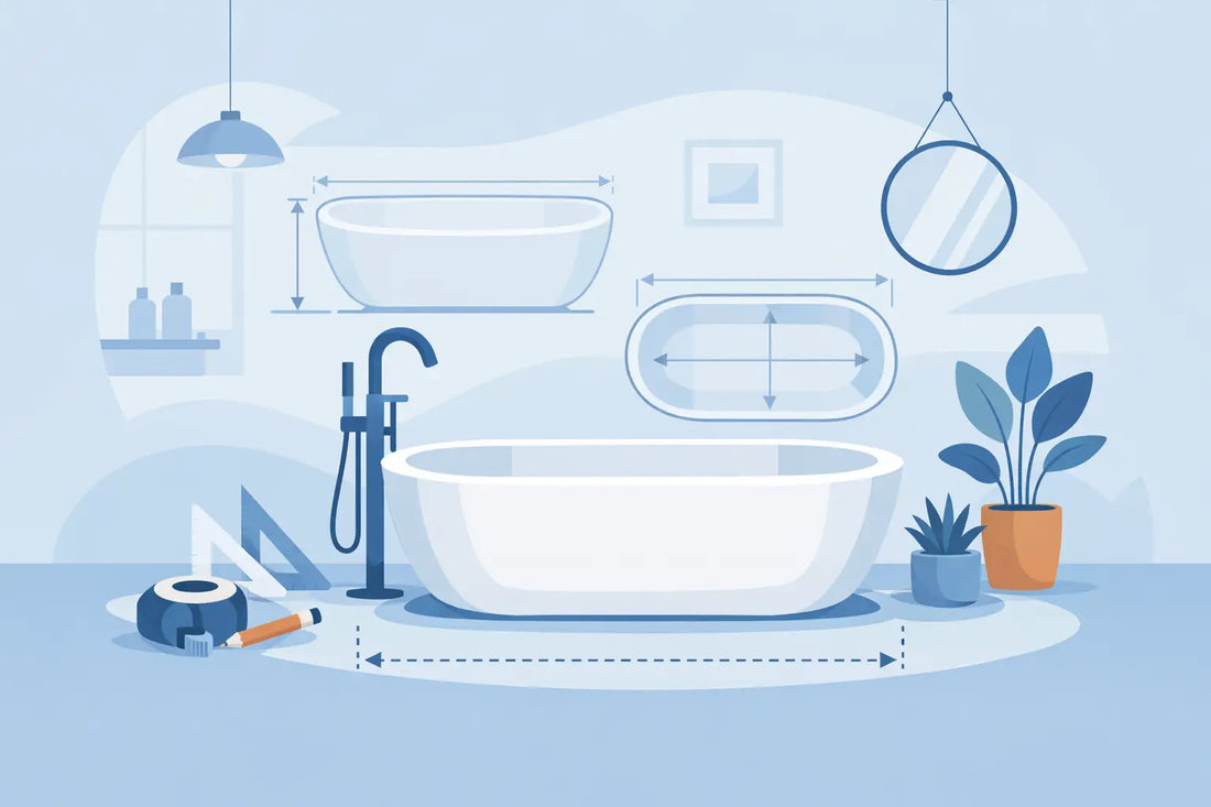 Freestanding Bathtub Dimensions Guide for Your Bath