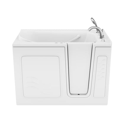 Value Series 30 in. x 53 in. Right Drain Quick Fill Walk-in Whirlpool Tub in White