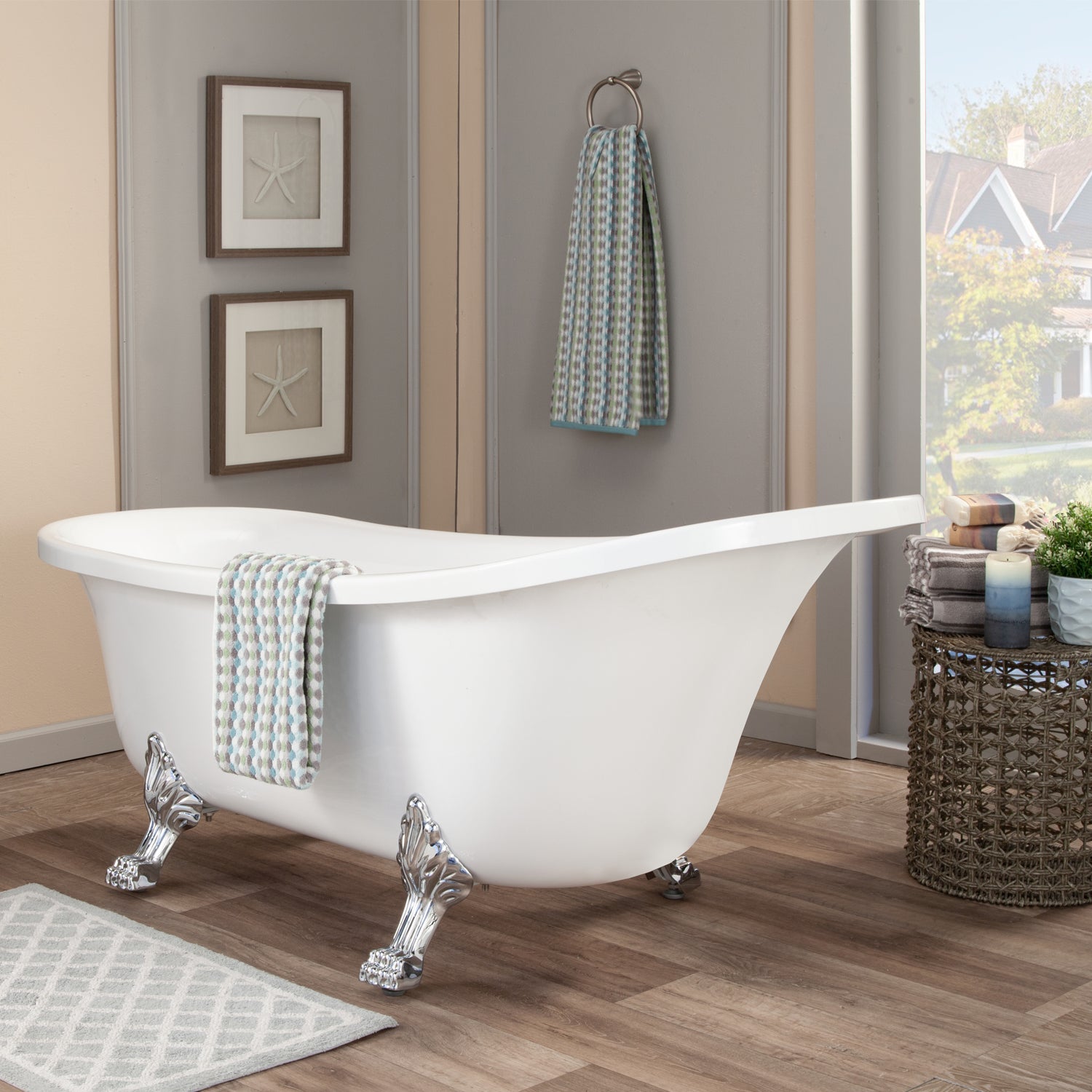 Luxury Freestanding Vintage Clawfoot Bathtub by Altair