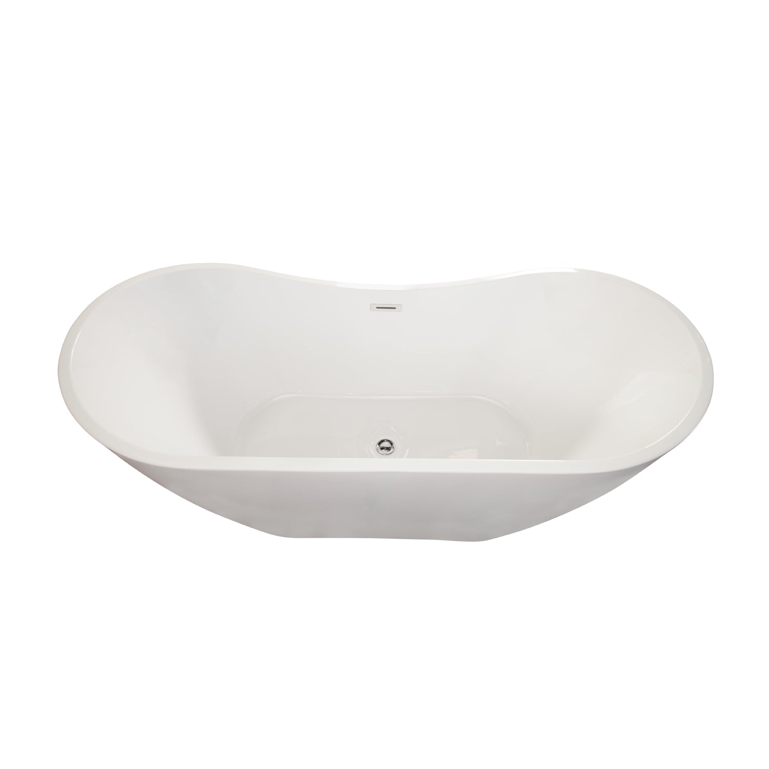 Striking Contemporary Beauty, Oval Design Freestanding Bathtub by Altair