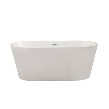 Simple, Contemporary Oval Design Freestanding Bathtub by Altair