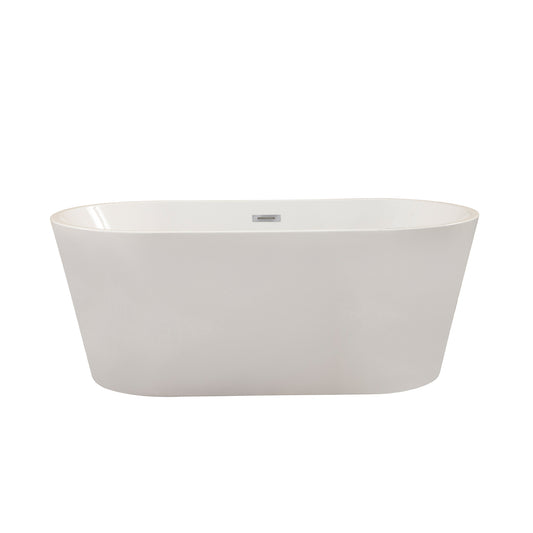 Simple, Contemporary Oval Design Freestanding Bathtub by Altair