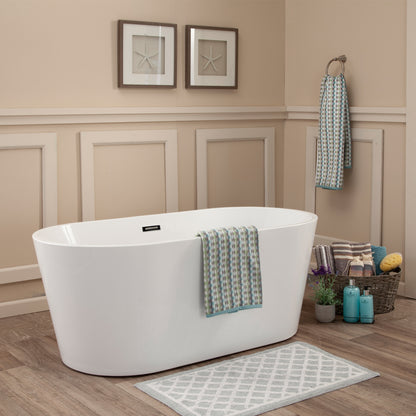 Simple, Contemporary Oval Design Freestanding Bathtub by Altair