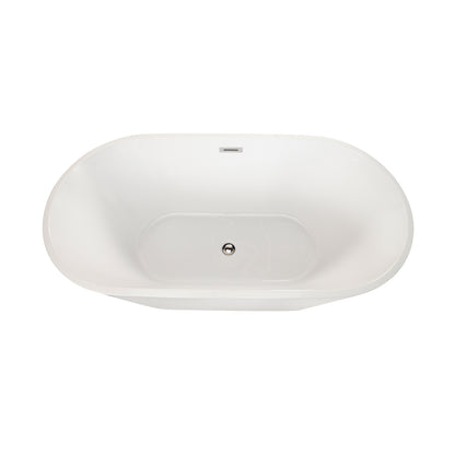 Simple, Contemporary Oval Design Freestanding Bathtub by Altair