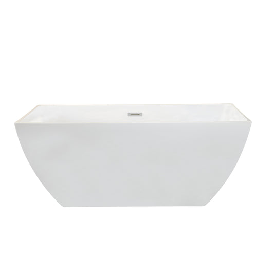 Sleek, Contemporary Square Design Spacious Soaking Tub by Altair