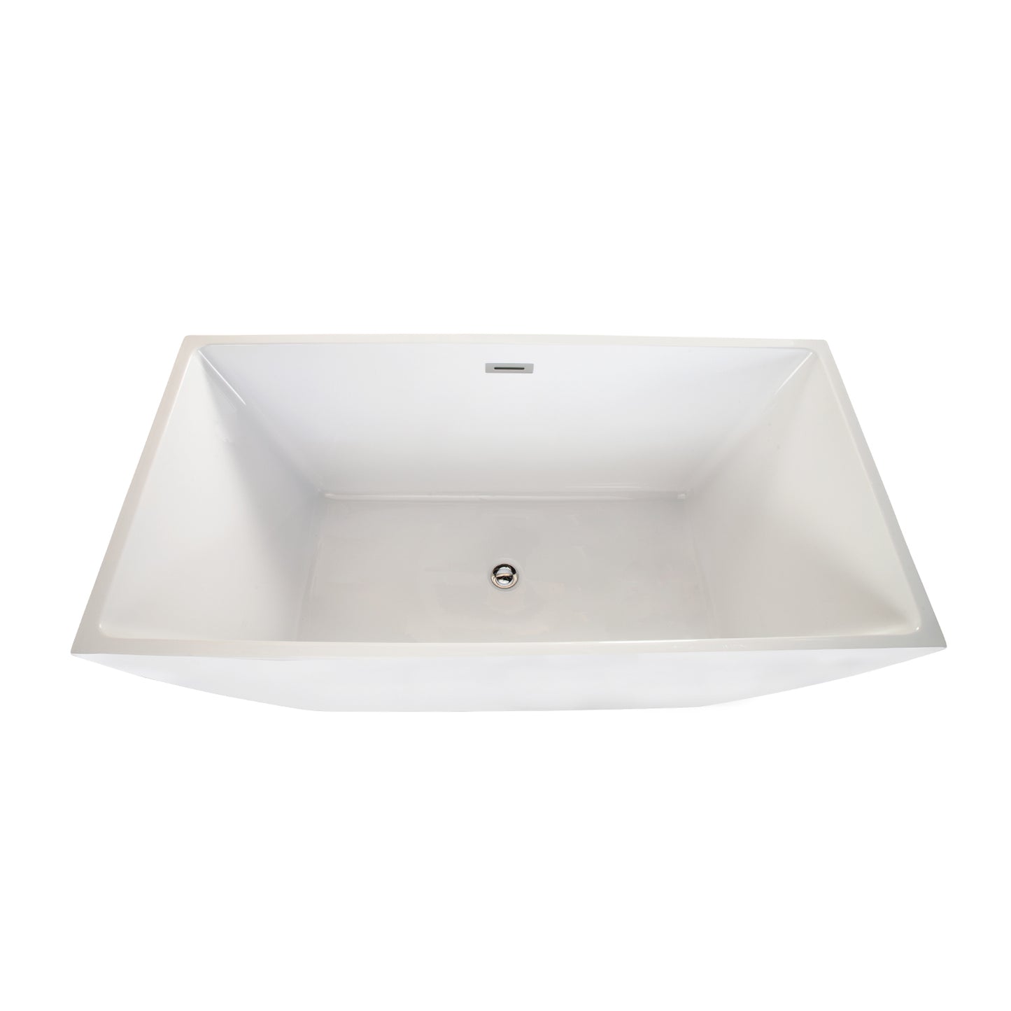 Sleek, Contemporary Square Design Spacious Soaking Tub by Altair