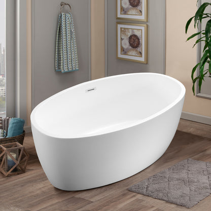 Contemporary Seamless Oval Design, a Deep, Spacious Tub by Altair