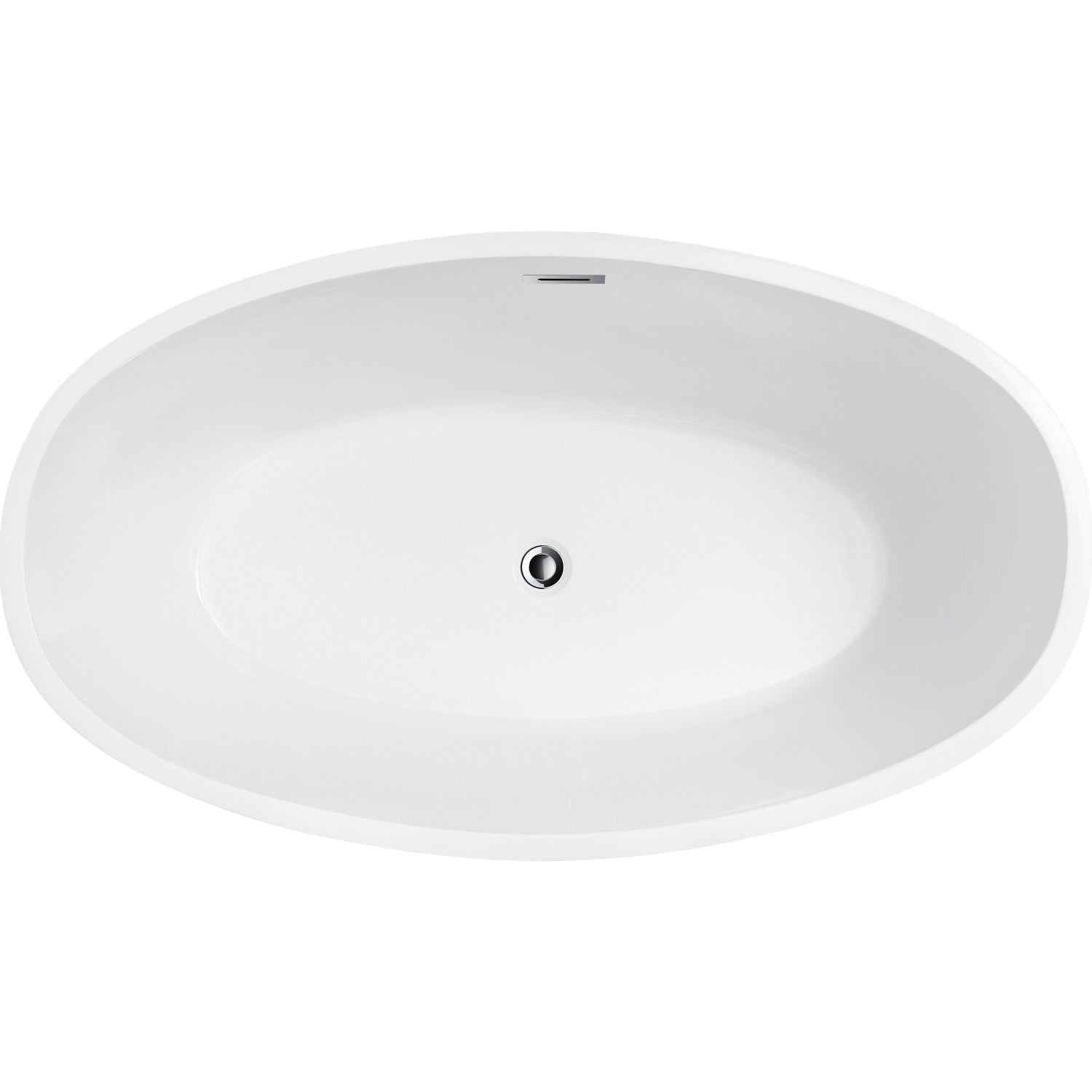 Contemporary Seamless Oval Design, a Deep, Spacious Tub by Altair