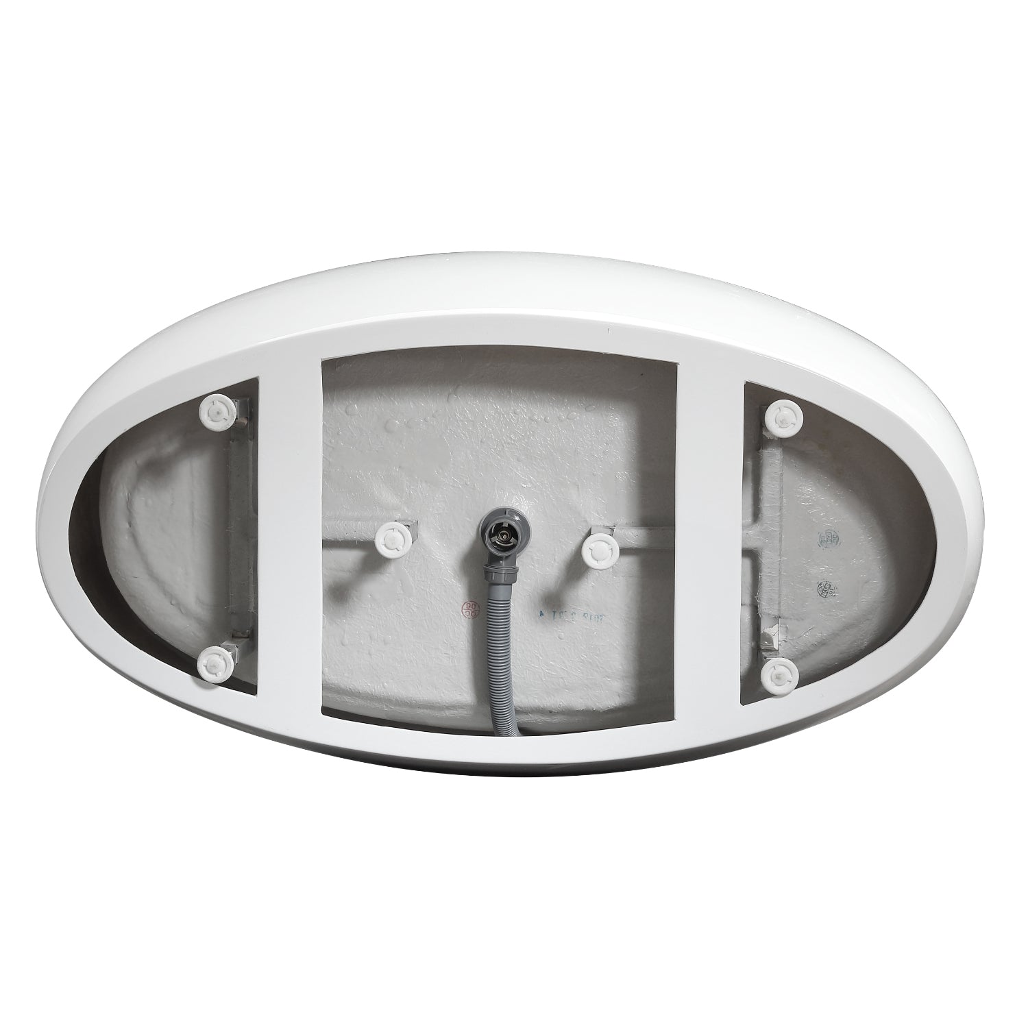 Contemporary Seamless Oval Design, a Deep, Spacious Tub by Altair