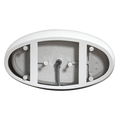 Contemporary Seamless Oval Design, a Deep, Spacious Tub by Altair