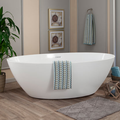 Contemporary Seamless Oval Design, a Deep, Spacious Tub by Altair