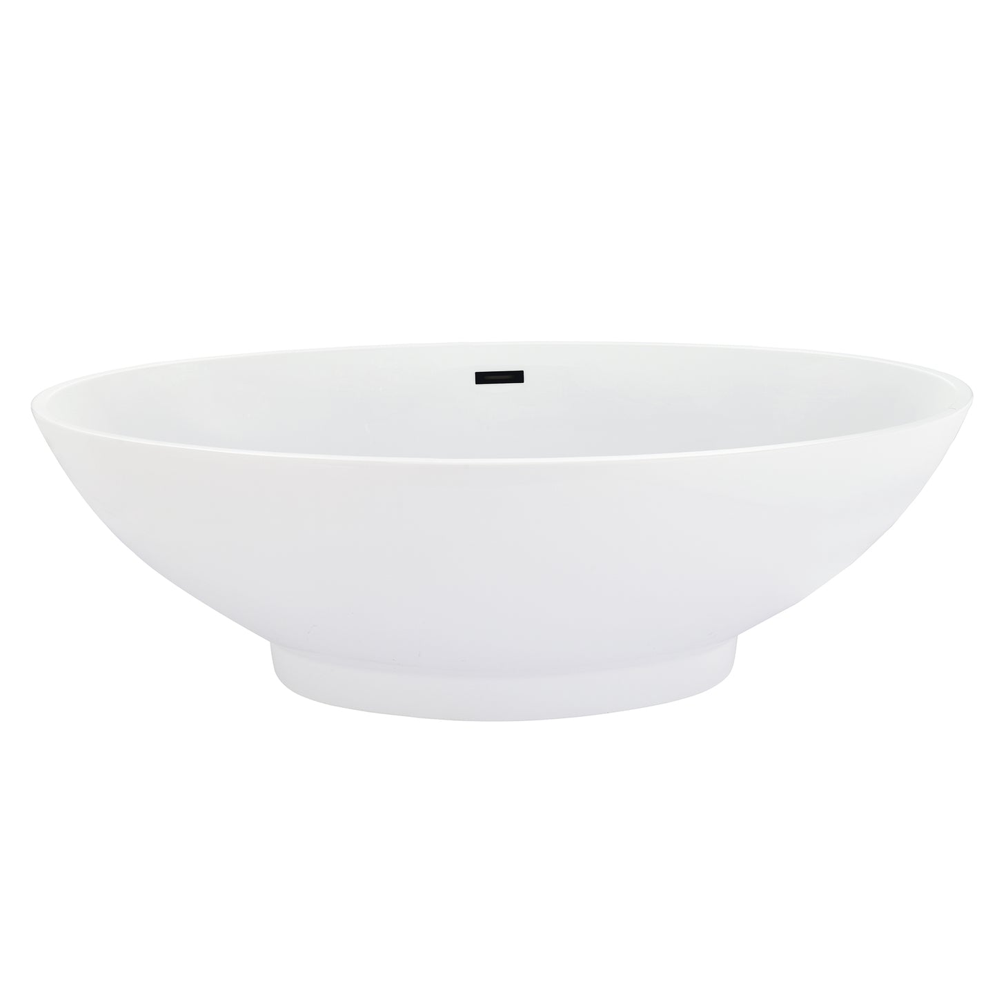Elbow Freestanding Soaking Tub Contemporary Oval Design by Altair