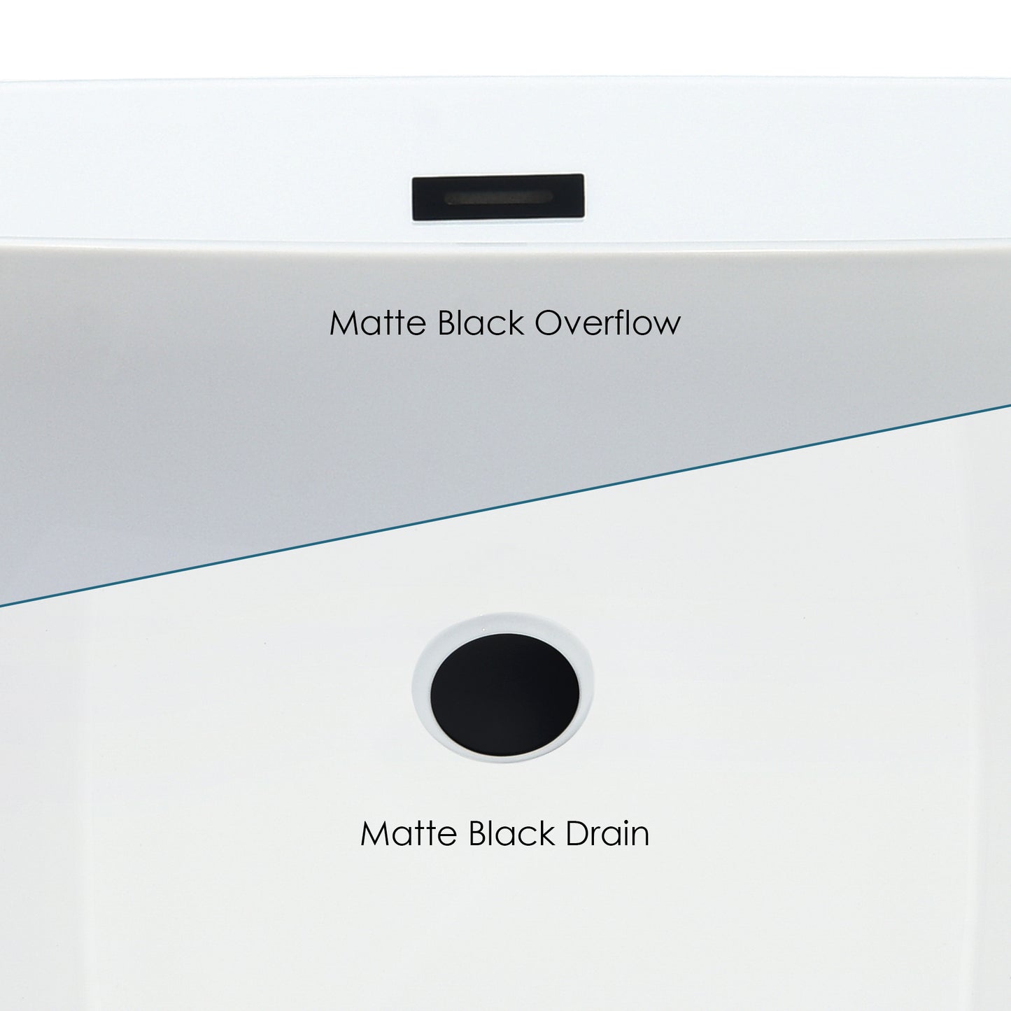 Elbow Freestanding Soaking Tub Contemporary Oval Design by Altair