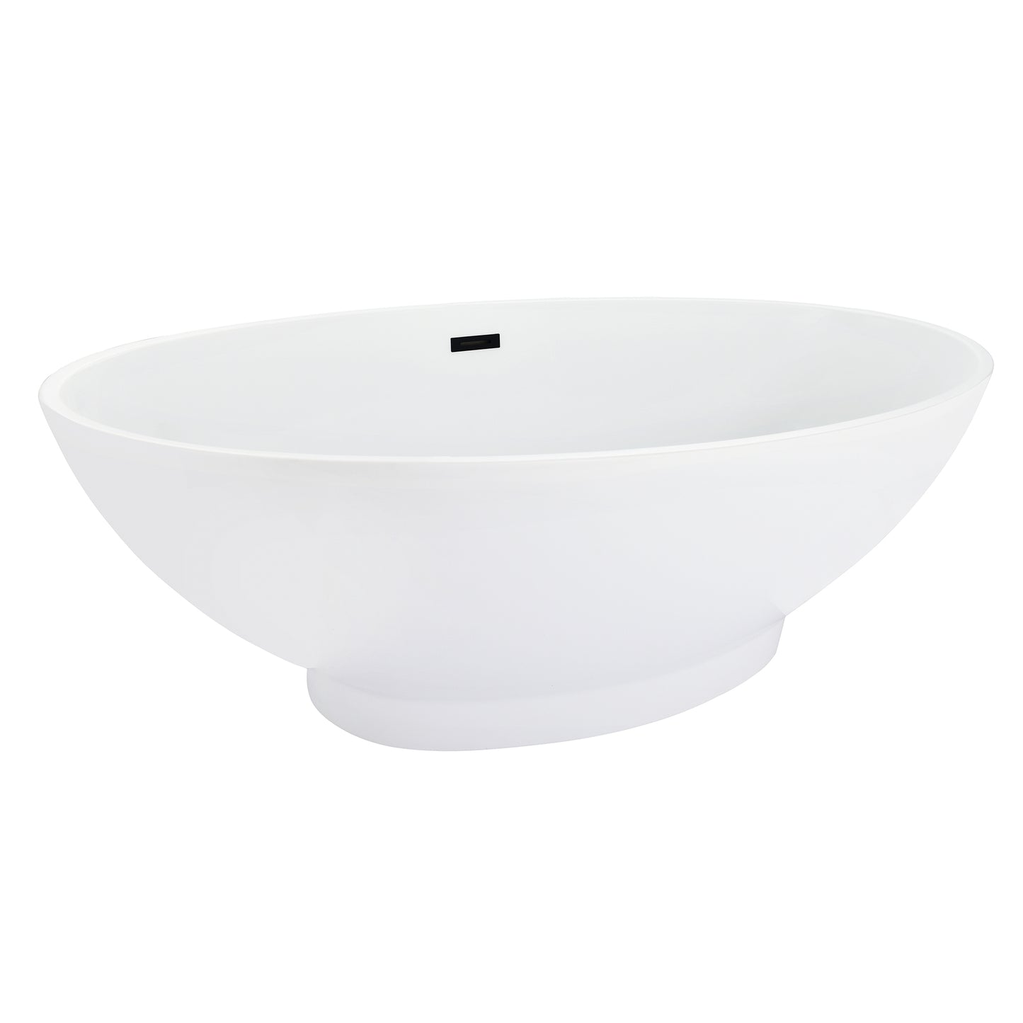 Elbow Freestanding Soaking Tub Contemporary Oval Design by Altair