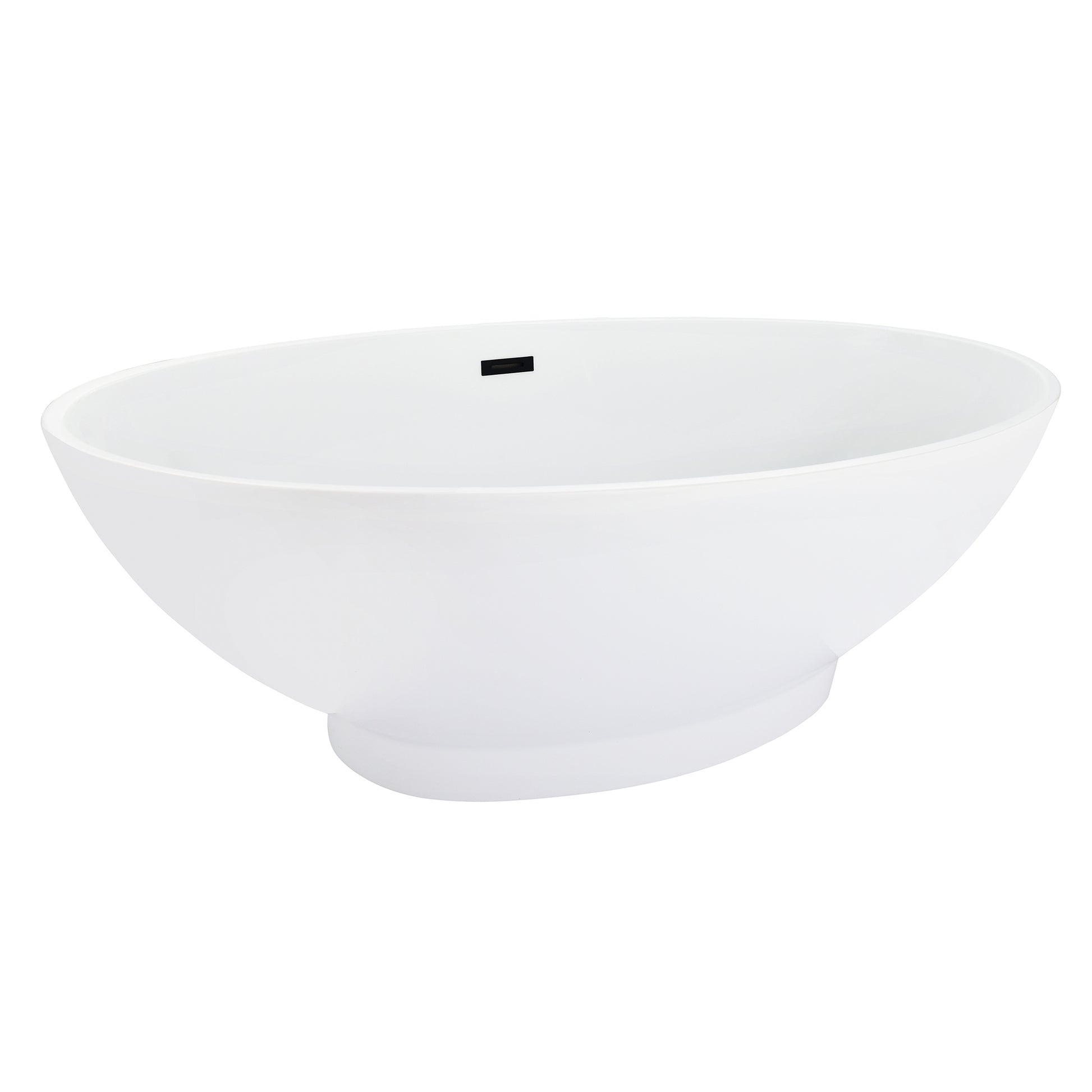 Elbow Freestanding Soaking Tub Contemporary Oval Design by Altair