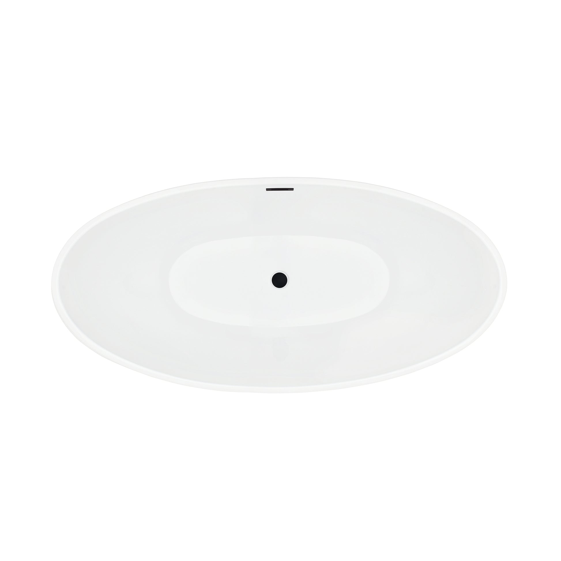 Elbow Freestanding Soaking Tub Contemporary Oval Design by Altair