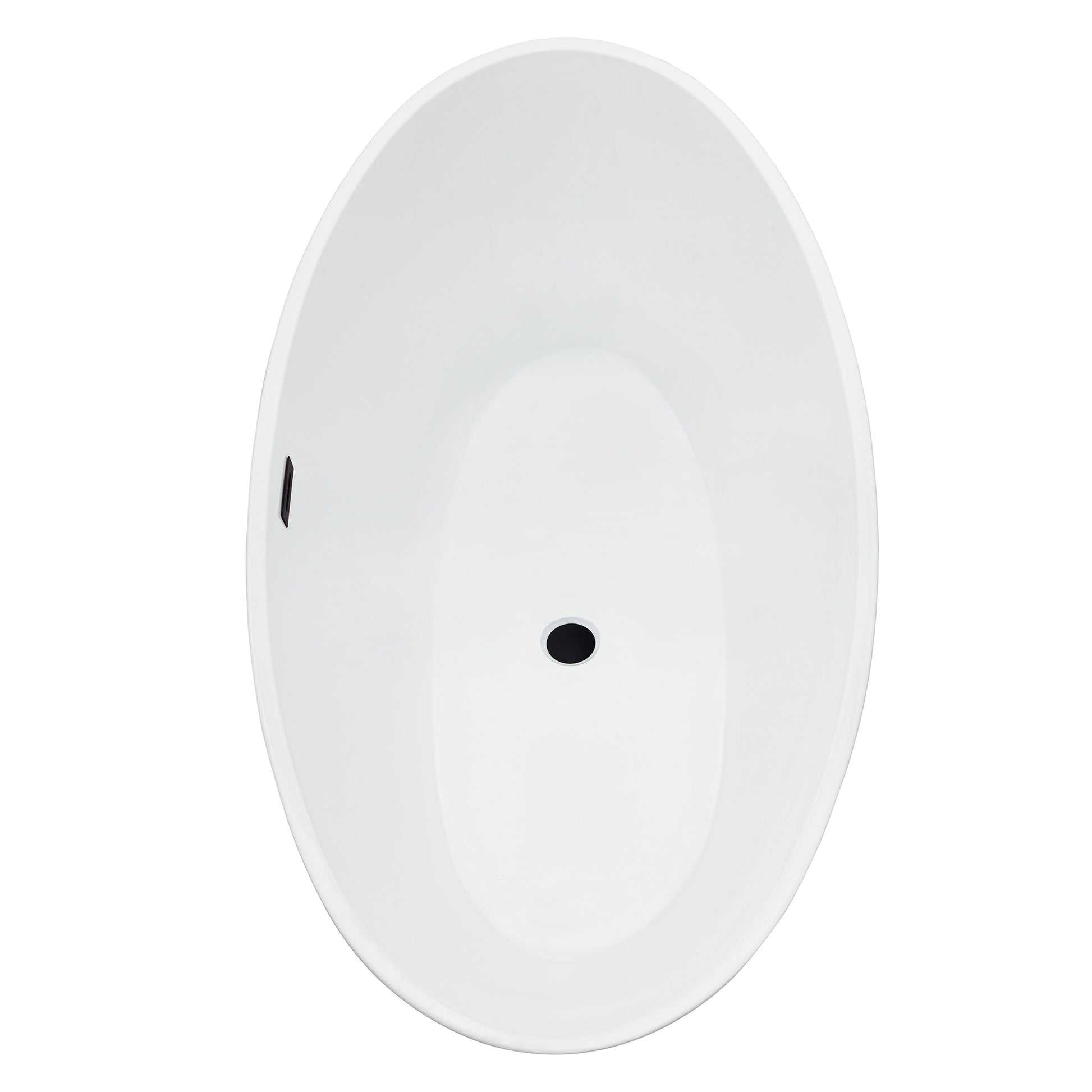 Elbow Freestanding Soaking Tub Contemporary Oval Design by Altair