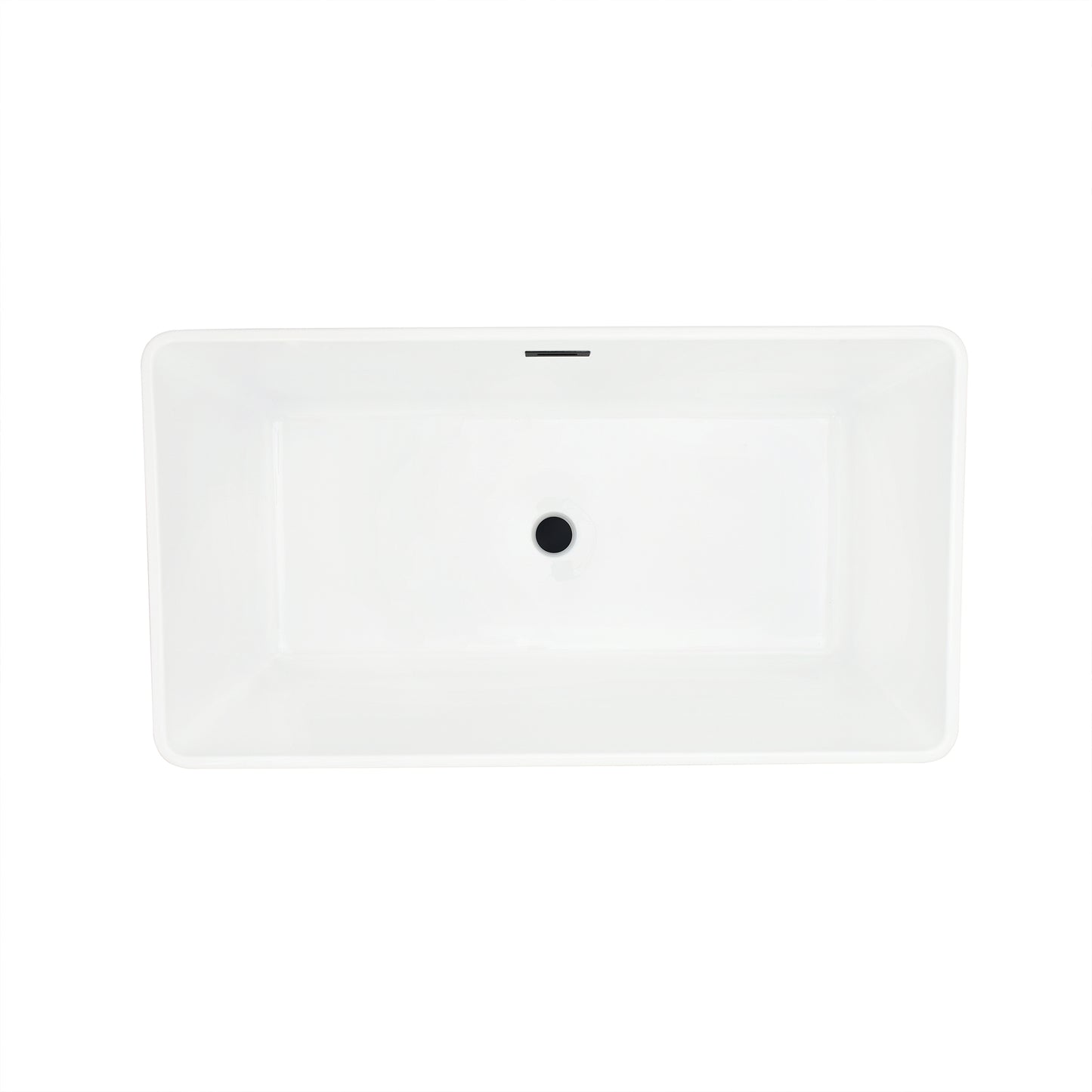 Freestanding Soaking Bathtub Features a Unique Square Silhouette by Altair