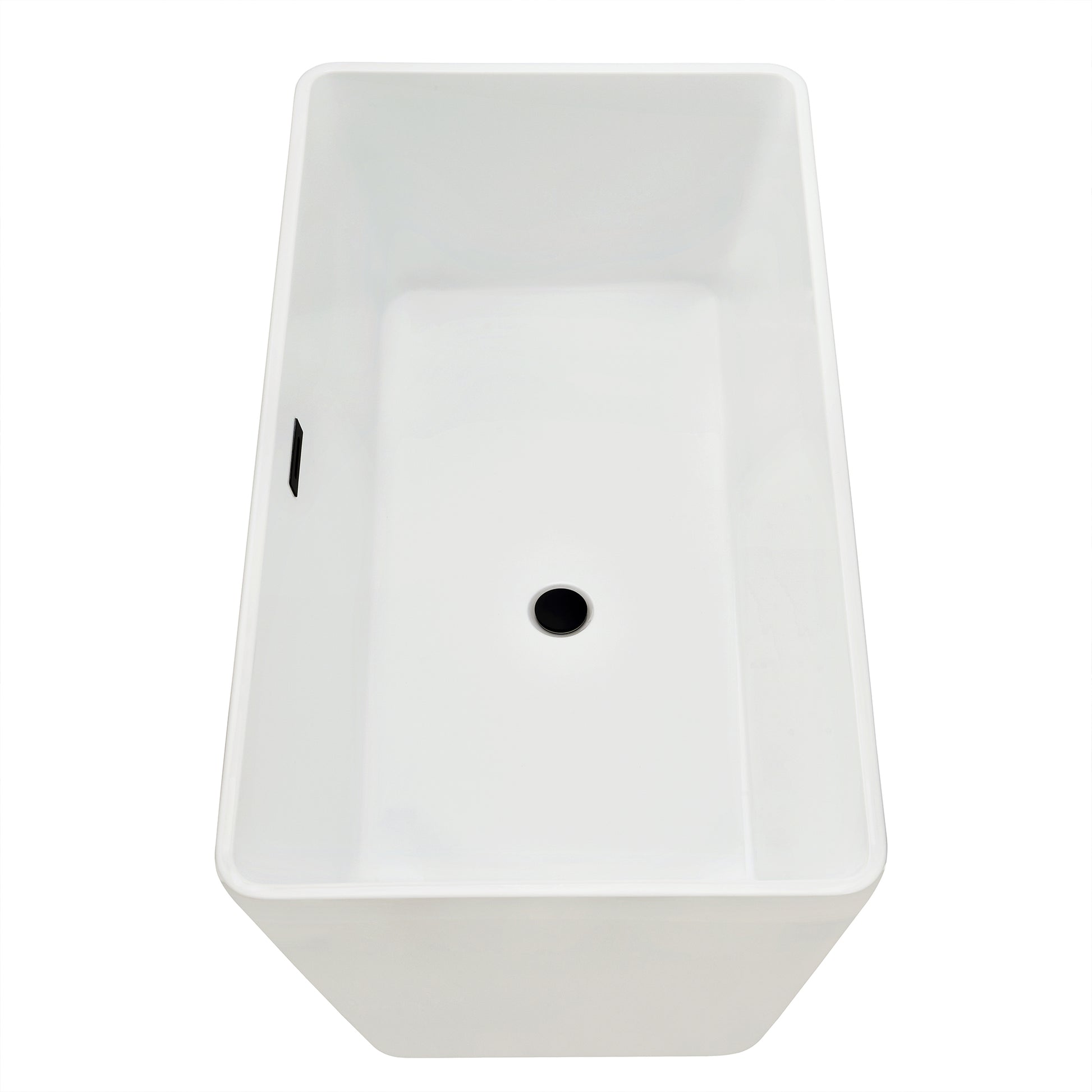 Freestanding Soaking Bathtub Features a Unique Square Silhouette by Altair