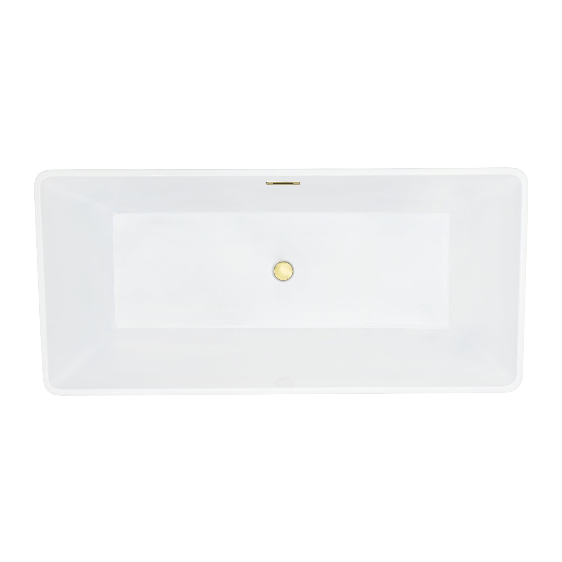 Sleek, Contemporary Square Design Freestanding Bathtub by Altair