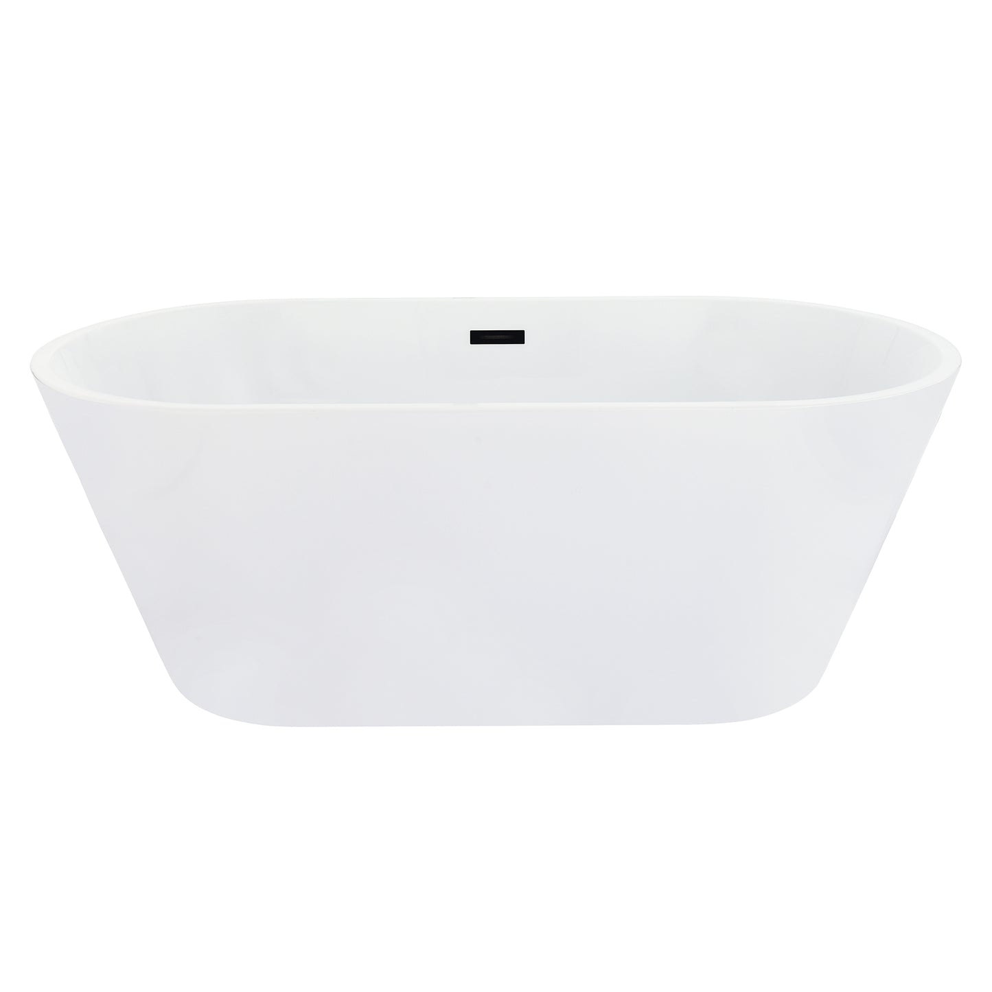 Contemporary Oval Design Freestanding Soaking Bathtub by Altair