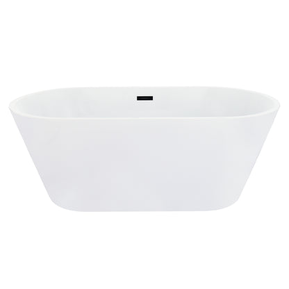 Contemporary Oval Design Freestanding Soaking Bathtub by Altair