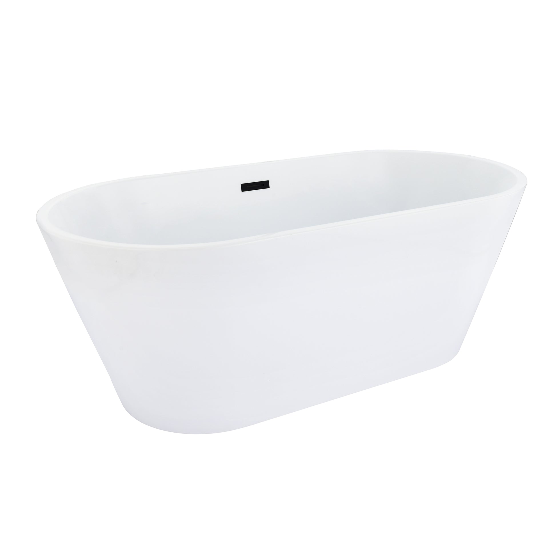 Contemporary Oval Design Freestanding Soaking Bathtub by Altair
