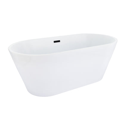 Contemporary Oval Design Freestanding Soaking Bathtub by Altair