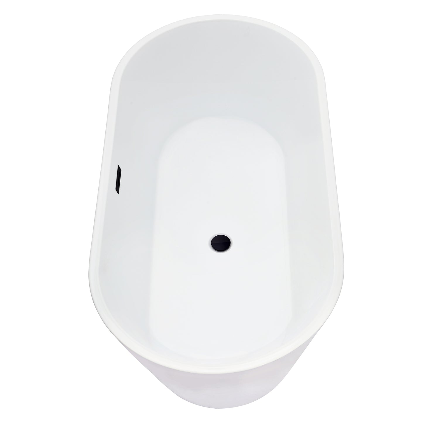 Contemporary Oval Design Freestanding Soaking Bathtub by Altair
