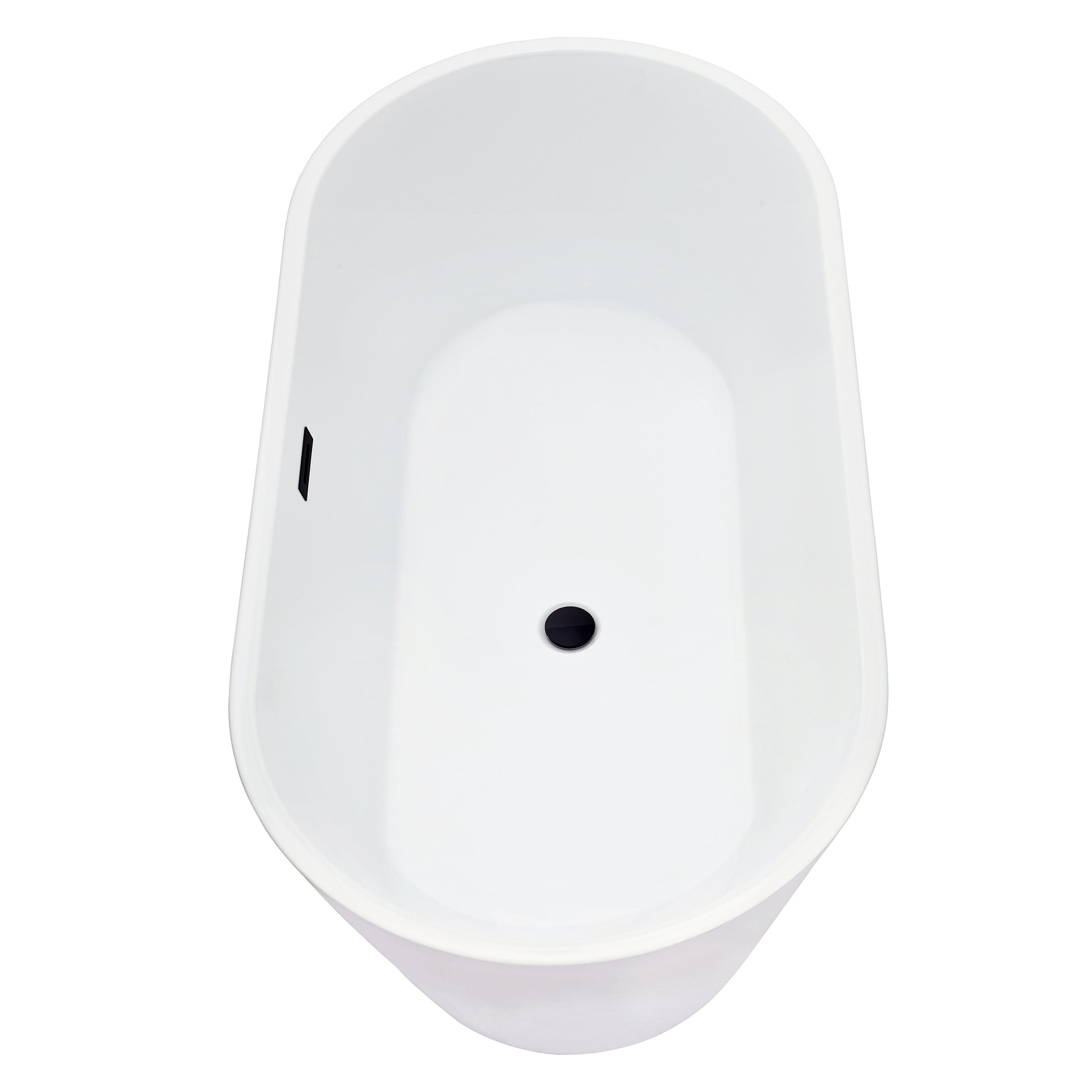 Contemporary Oval Design Freestanding Soaking Bathtub by Altair