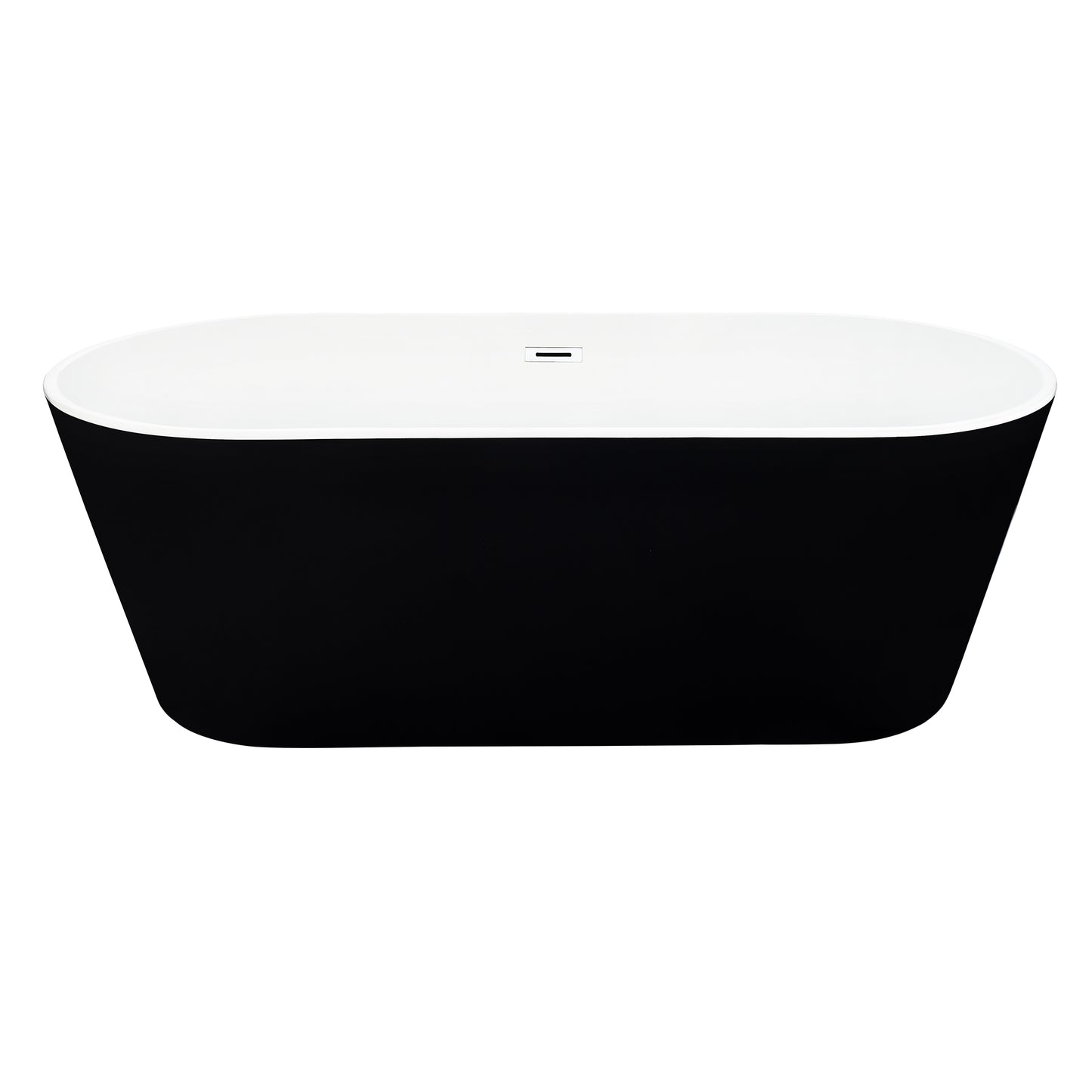 Contemporary Oval Design Freestanding Soaking Bathtub by Altair