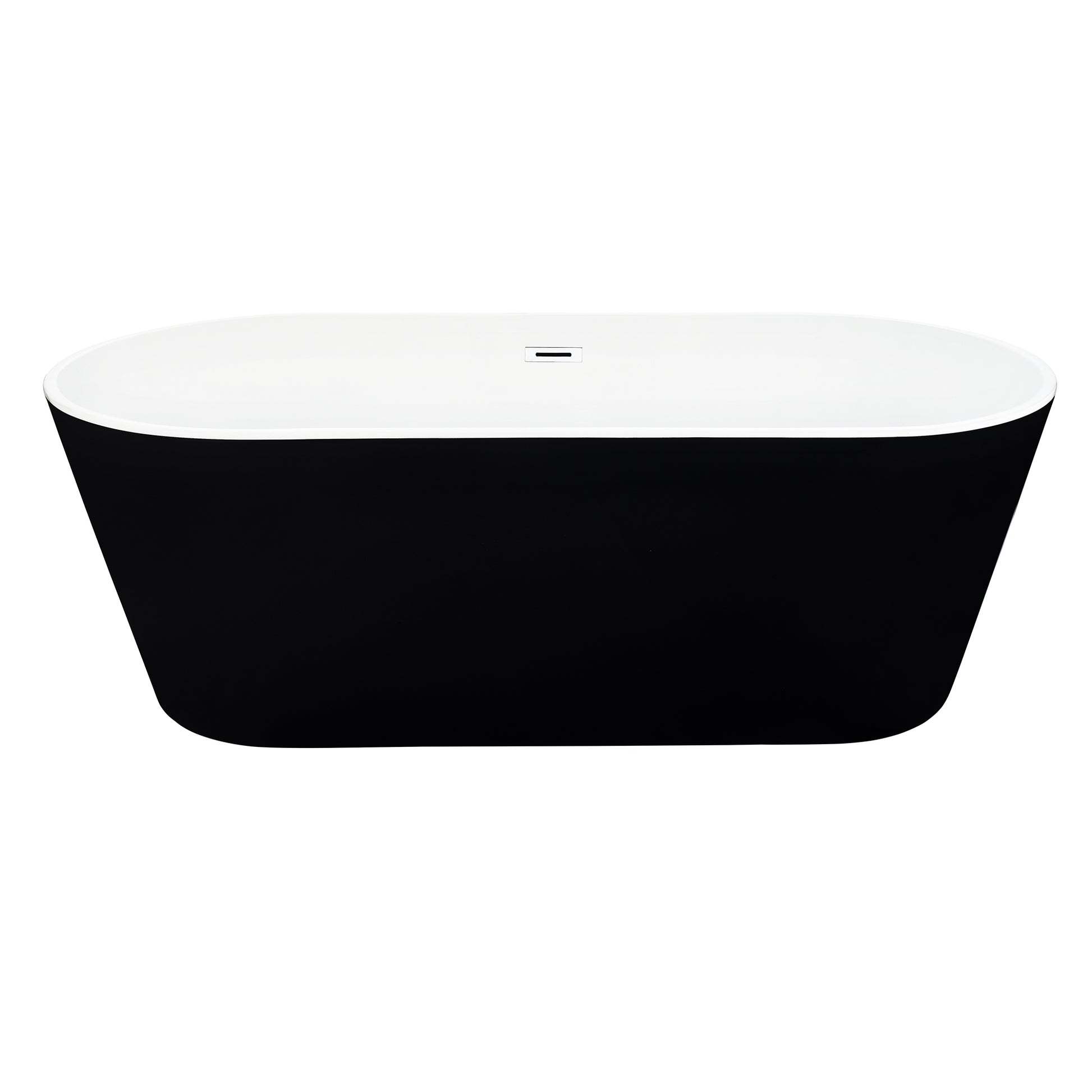 Contemporary Oval Design Freestanding Soaking Bathtub by Altair