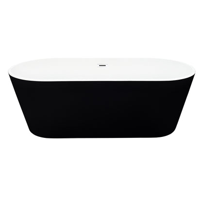 Contemporary Oval Design Freestanding Soaking Bathtub by Altair
