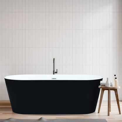 Contemporary Oval Design Freestanding Soaking Bathtub by Altair