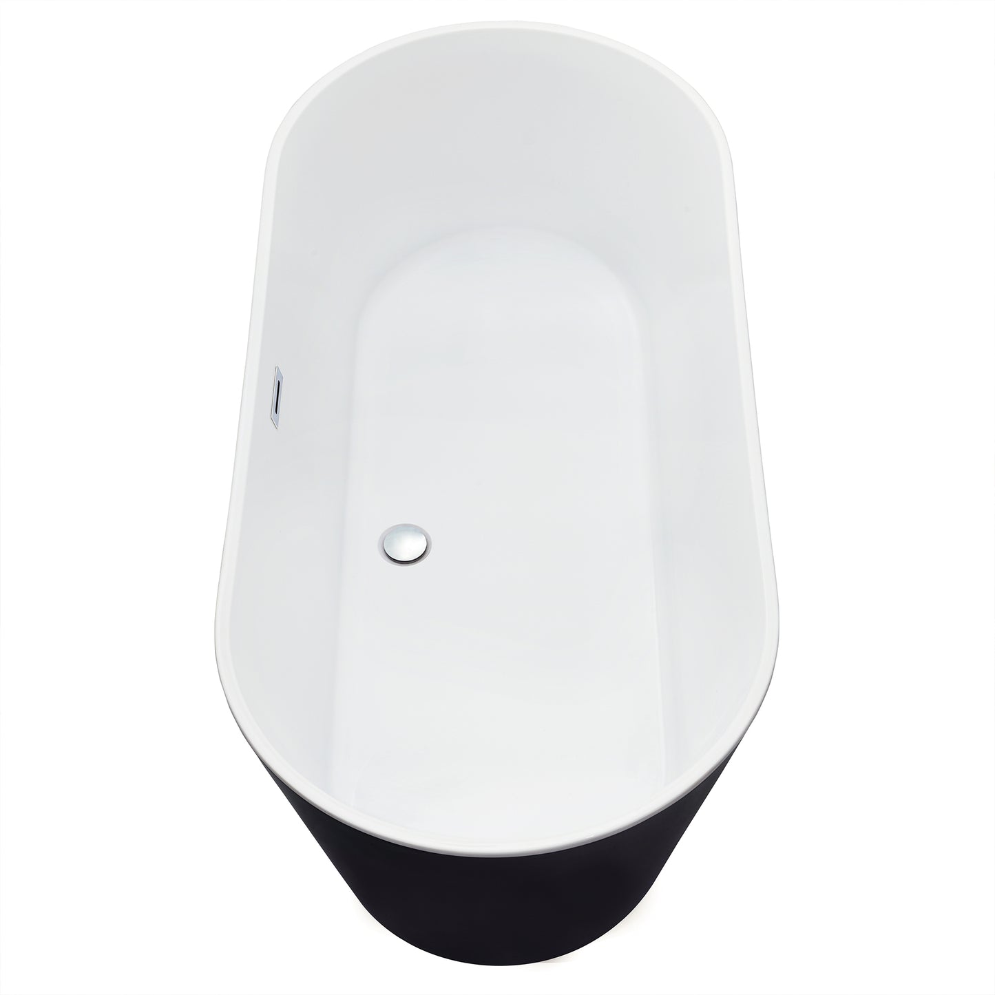 Contemporary Oval Design Freestanding Soaking Bathtub by Altair