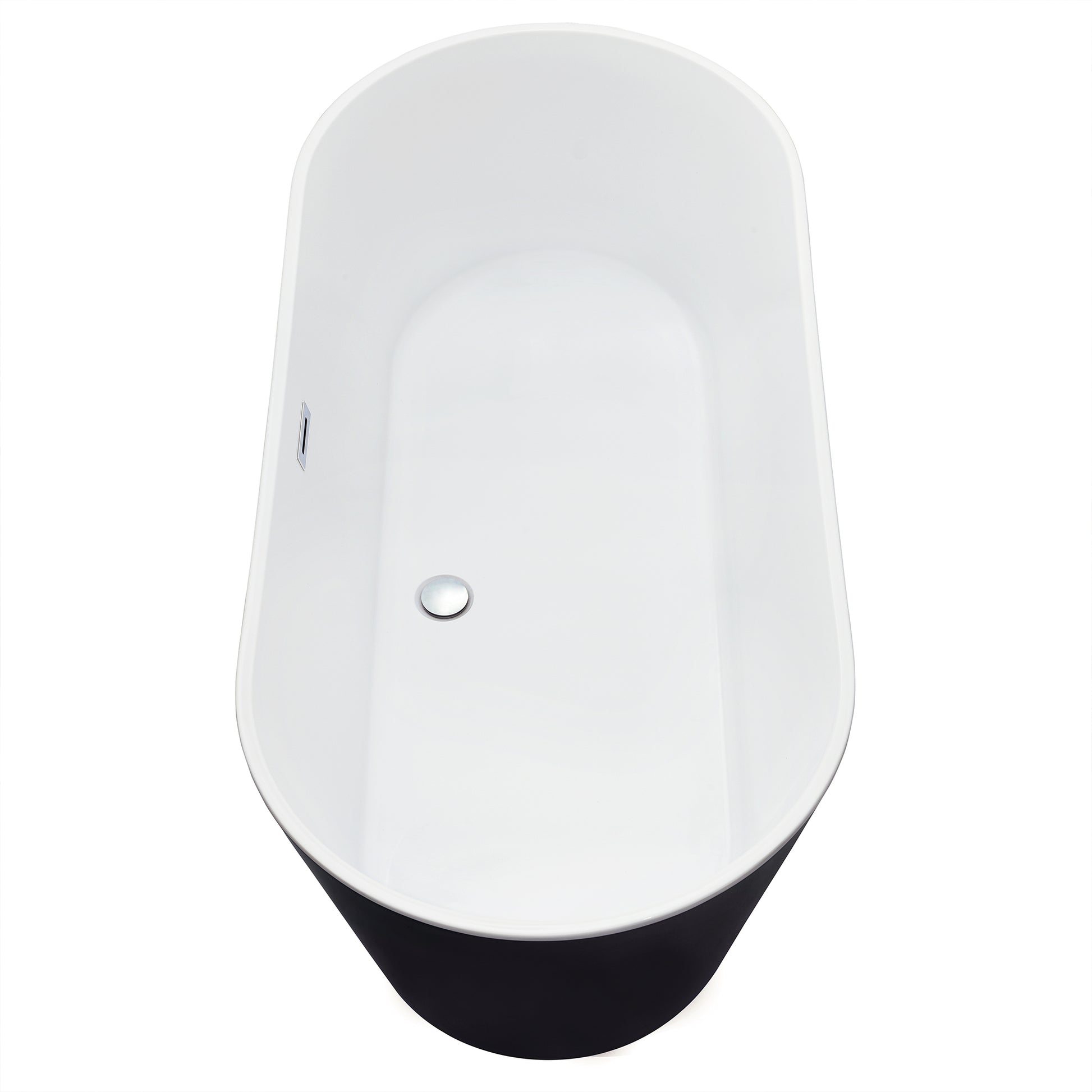 Contemporary Oval Design Freestanding Soaking Bathtub by Altair